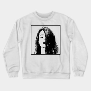 Woman portrait  81 Juliana de Norwich Crewneck Sweatshirt